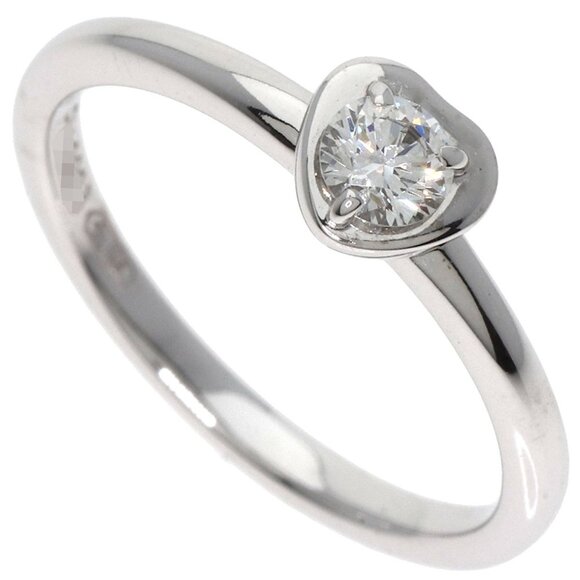 CARTIER White Gold Diamond Ring #48 - Picture 1 of 7